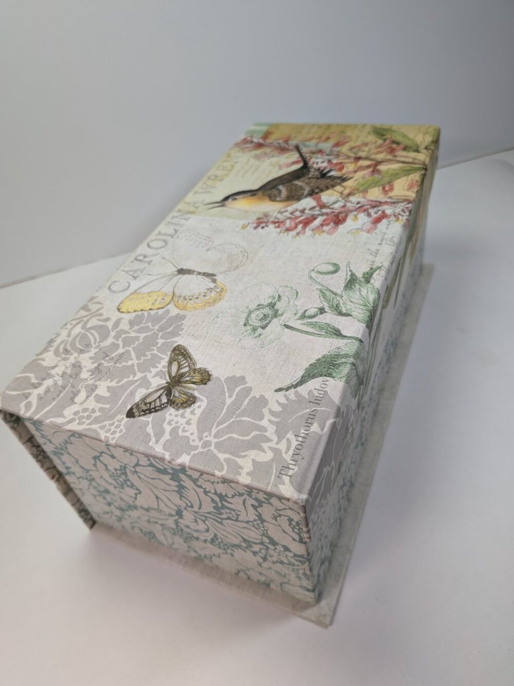 Susan Winget Bird Floral Gift Box Bundle 4pc Magnetic Closure Shabby Chic - Picture 8 of 15